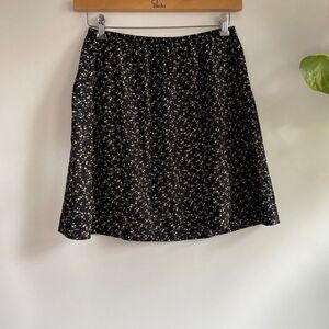 Vintage‎ Dark cottage Core Mini Skirt Medium